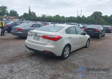 2015 Kia Forte Lx from USA, damaged, VIN KNAFK4A60F5395854